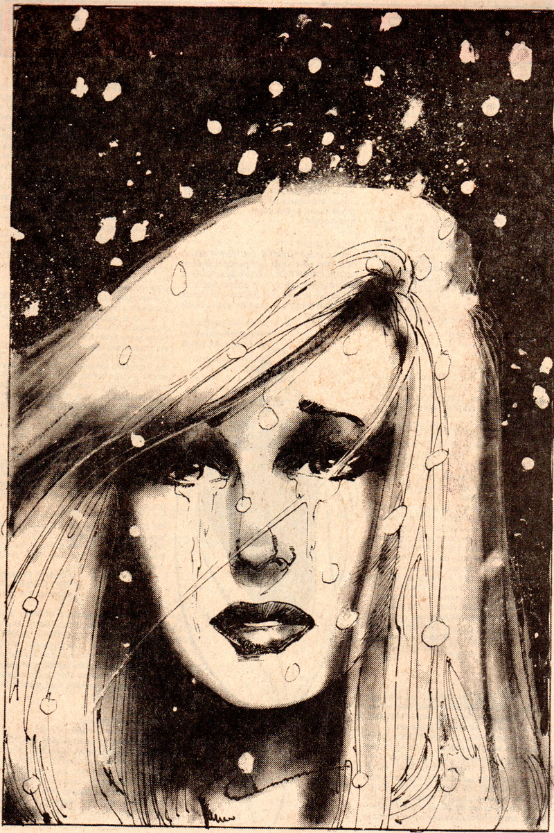 Pencils and inks by Bill Sienkiewicz from Moon Knight #23.